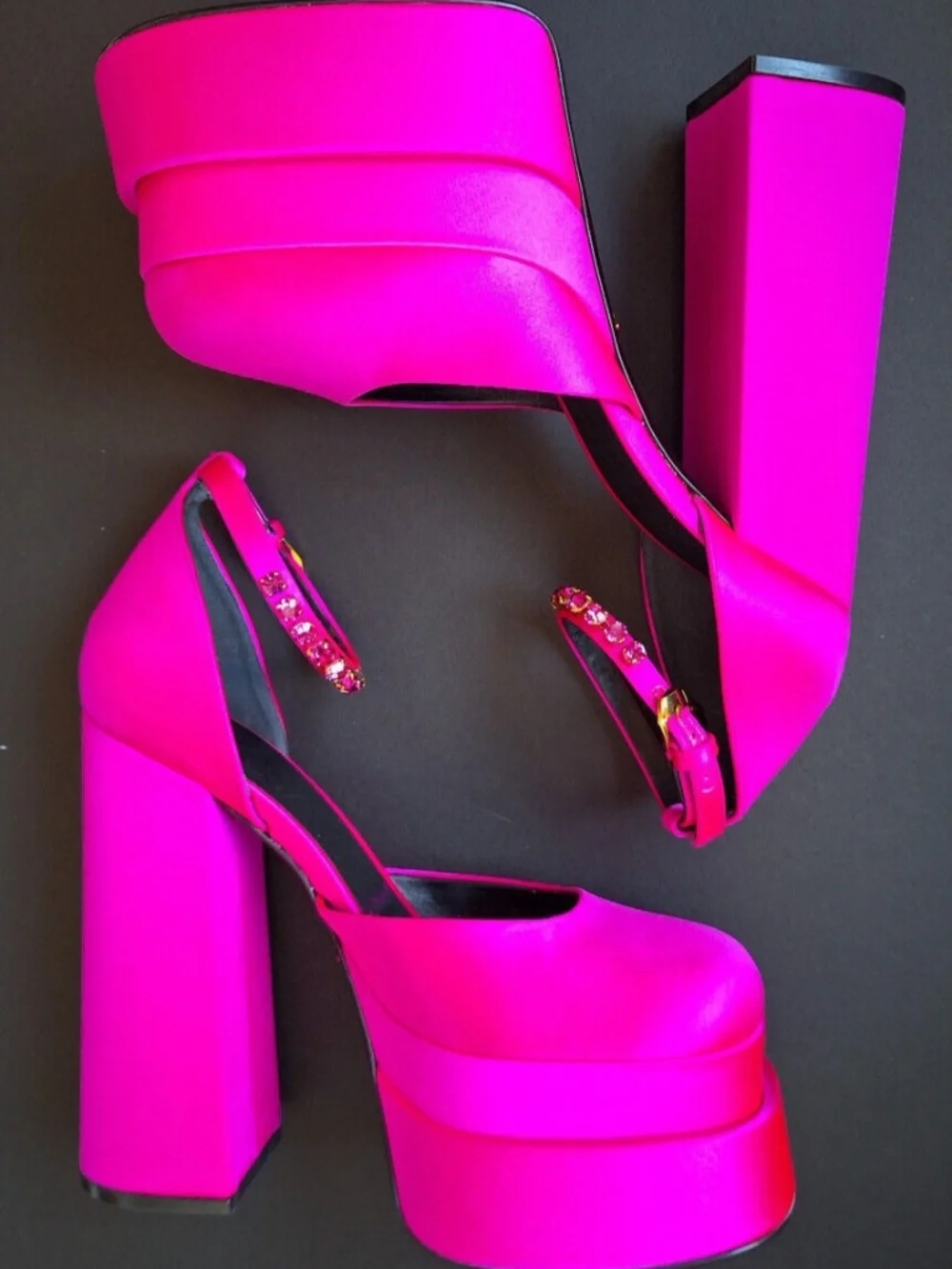 Versace Medusa Charm Platform Heels size 39